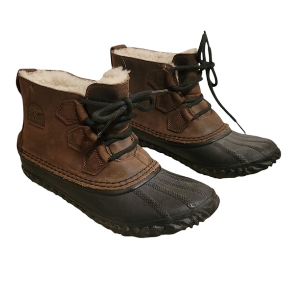 Sorel Out N About Ankle Bootie Winter Boot Women's Size 6.5 Lace Up Waterproof - Picture 1 of 8